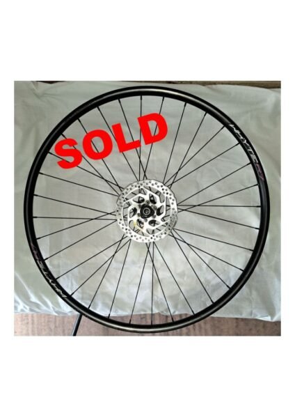 Whyte R7 bicycle wheel 700c disc black
