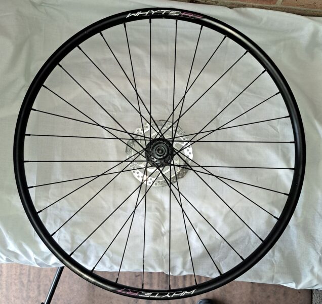 Whyte R7 bicycle wheel 700c disc black