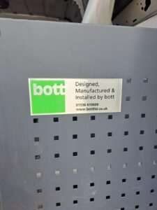Bott van rack and bench vise