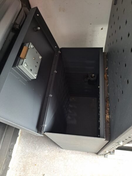 Bott van rack and bench vise