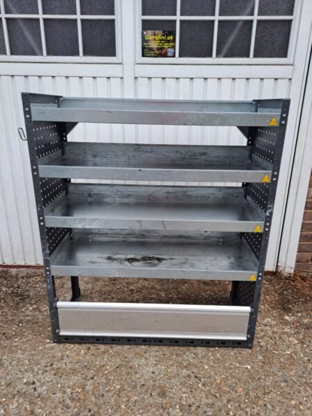 Bott van rack and bench vise