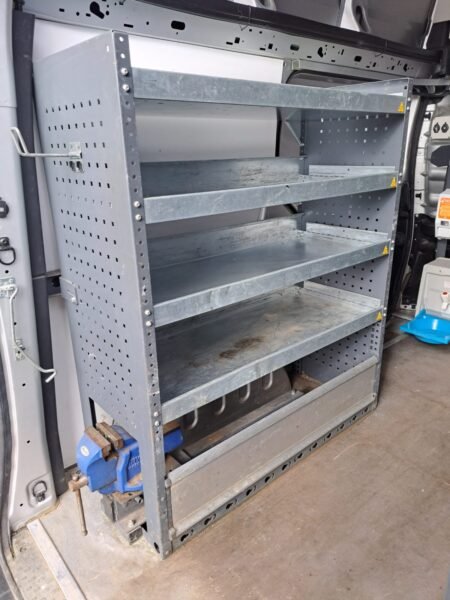 Bott van rack and bench vise